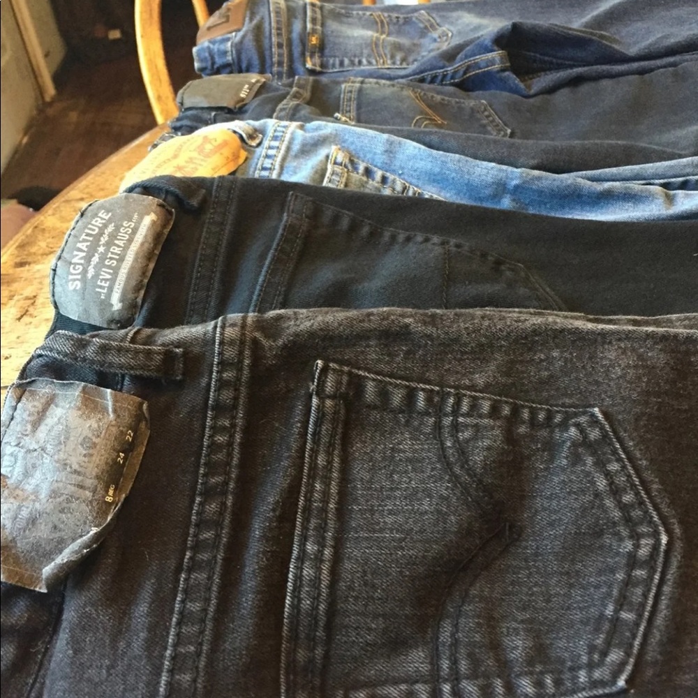 6 pairs of jeans Lot boys size 8